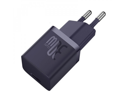 МЗП Baseus Cube Fast Charger 30W (Type-C + USB) purple
