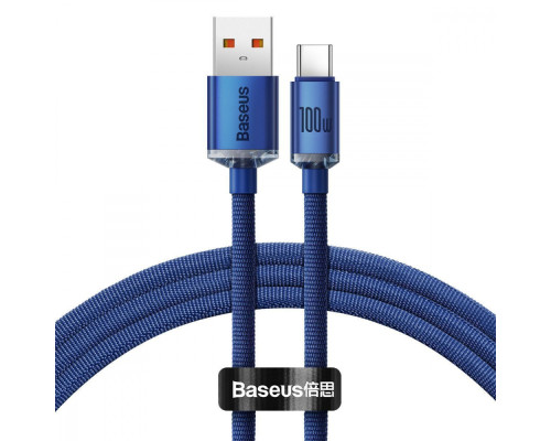 Кабель Baseus Crystal Shine Series Type-C 100W (1.2m) blue