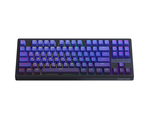 Бездротова клавіатура Proove Gaming Rampage (Ukraine Layout) gradient purple/white 2003000343076 6901111475173