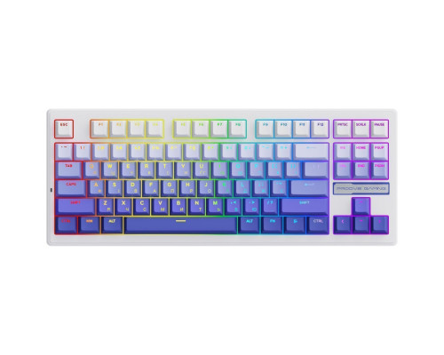 Бездротова клавіатура Proove Gaming Rampage (Ukraine Layout) gradient purple/white 2003000343076 6901111475173