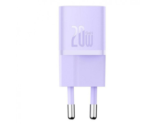 МЗП Baseus GaN5 Mini Fast Charger 20W (Type-C) purple 2001000965151 6932172625344