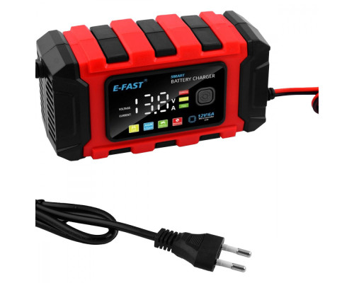 Зарядний пристрій E-Fast TK360 12V/6A CS red 2003000154887