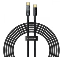 Кабель Baseus Explorer Series Auto Power-Off Type-C to Type-C 100W (1m) black 2003000171662 6932172660611