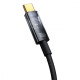 Кабель Baseus Explorer Series Auto Power-Off Type-C to Type-C 100W (1m) black 2003000171662 6932172660611