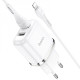 МЗП Hoco N4 Aspiring + Cable (Lightning) 2.4A 2USB white