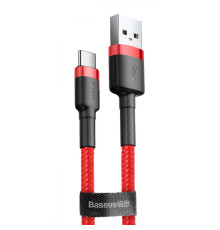 Кабель Baseus Cafule Type-C Cable 2A (3m) red