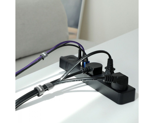 Ремінці на липучках Baseus Rainbow Circle (3m) gray