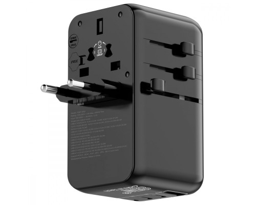 Універсальний адаптер Proove Trip 85W black 2003000150452 6901111107142