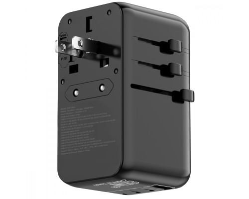 Універсальний адаптер Proove Trip 85W black 2003000150452 6901111107142
