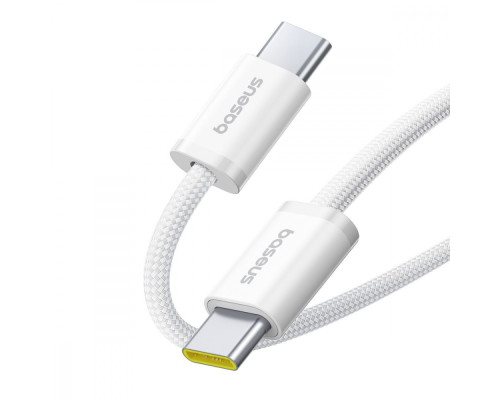 Кабель Baseus Dynamic 4 Fast Charging Type-C to Type-C 100W (2m) white 2003000229356 6932172678517