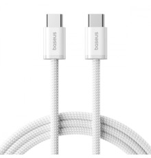 Кабель Baseus Dynamic 4 Fast Charging Type-C to Type-C 100W (2m) white 2003000229356 6932172678517