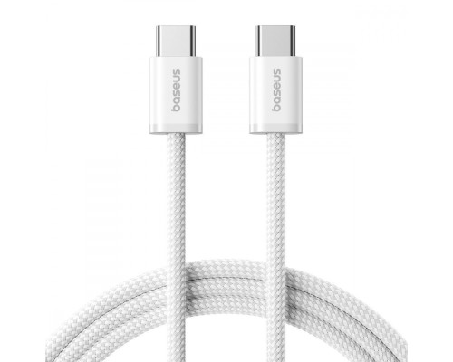 Кабель Baseus Dynamic 4 Fast Charging Type-C to Type-C 100W (2m) white 2003000229356 6932172678517