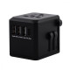 Travel Adapter Yesido MC-10 Type-C (UK/EU/US/AUS) black