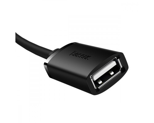Кабель Baseus AirJoy Series USB(male) to USB(female) (0.5m) black 2001001041670 6932172629656
