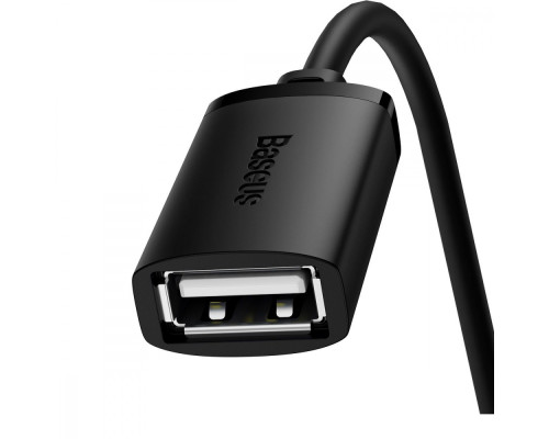 Кабель Baseus AirJoy Series USB(male) to USB(female) (0.5m) black 2001001041670 6932172629656