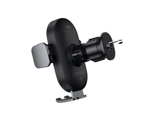 Автомобільний тримач з Бездротовим ЗП Baseus LightChaser 15W black