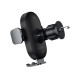 Автомобільний тримач з Бездротовим ЗП Baseus LightChaser 15W black