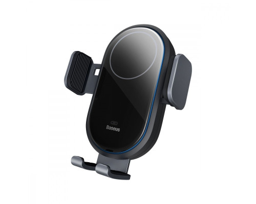 Автомобільний тримач з Бездротовим ЗП Baseus LightChaser 15W black