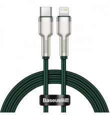 Кабель Baseus Cafule Metal Type-C to Lightning PD 20W (1m) green