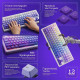 Бездротова клавіатура Proove Gaming Rampage (Ukraine Layout) gradient purple/white 2003000343076 6901111475173