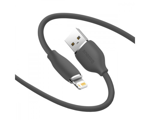 Кабель Baseus Jelly Liquid Silica Gel Fast Charging Lightning 2.4A (1.2m) pink