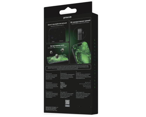 Захисне скло Proove Safe Screen iPhone 15 Pro Max (1pcs) black 2003000303209
