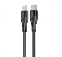 Кабель Proove Soft Silicone Type-C to Type-C 60W (1m) black 2001001314583 6900111355485