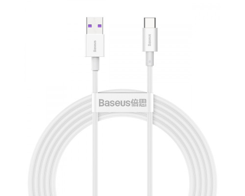 Кабель Baseus Superior Series Fast Charging Type-C PD 66W (2m) white