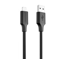 Кабель Proove Striped Silicone USB to Lightning (1m) black 2001001957513 6901119903968
