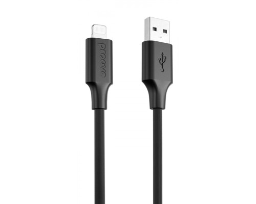 Кабель Proove Striped Silicone USB to Lightning (1m) black 2001001957513 6901119903968