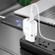 МЗП Hoco N4 Aspiring + Cable (Lightning) 2.4A 2USB white