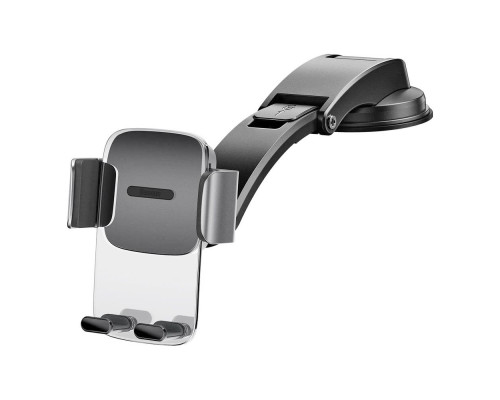 Автомобільний тримач Baseus Easy Control Clamp Pyste Type + Air Outlet set silver