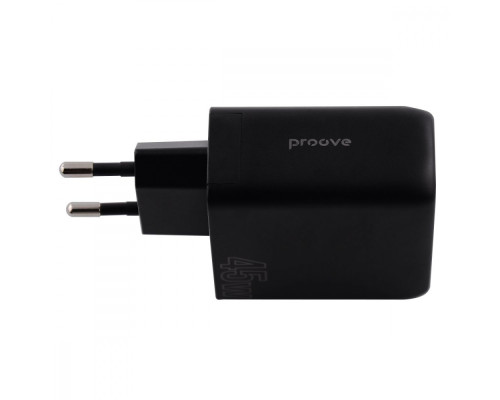 МЗП Proove Silicone Power 45W (Type-C + USB) black