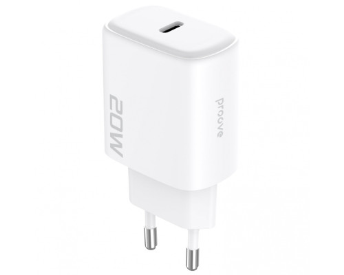 МЗП Proove Silicone Power 2 20W (Type-C) + Cable Type-C to Lightning (1m) white 2003000238570 6901117457050
