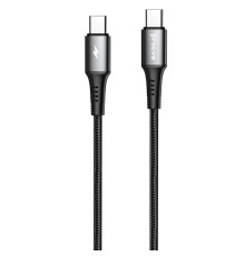 Кабель Proove WireX Type-C to Type-C 60W (1m) black 2003000244144 6901115474226