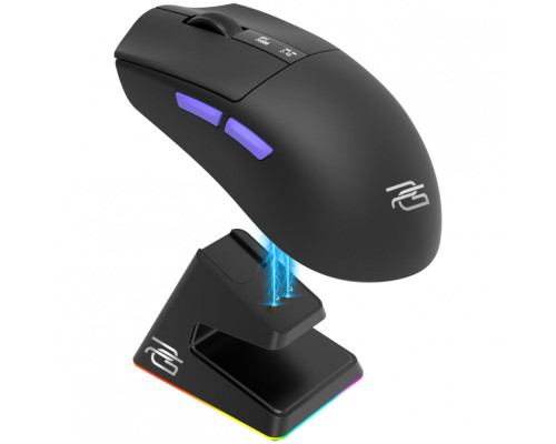 Бездротова ігрова миша Proove Gaming Jester 8K with Charging Dock white/purple 2003000315578 6901119163591