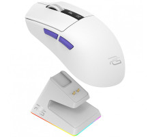 Бездротова ігрова миша Proove Gaming Jester 8K with Charging Dock white/purple 2003000315578 6901119163591