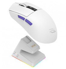 Бездротова ігрова миша Proove Gaming Jester 8K with Charging Dock white/purple 2003000315578 6901119163591