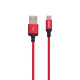 Кабель USB Hoco X14 Times Speed Micro 2m Колір Червоно-Чорний