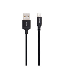 Кабель USB Hoco X14 Times Speed Micro 2m Колір Чорний 6957531062905