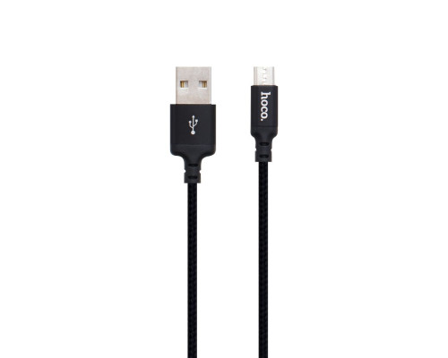 Кабель USB Hoco X14 Times Speed Micro 2m Колір Чорний