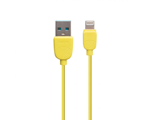 Кабель USB Celebrat Sky-2i Lightning Колір Жовтий