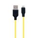 Кабель USB Hoco X21 Plus Silicone Lightning 0.25m Колір Чорно-Білий