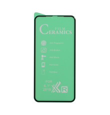 Захисне скло Film Ceramic for Apple Iphone 11 / Xr без упаковки Колір Чорний