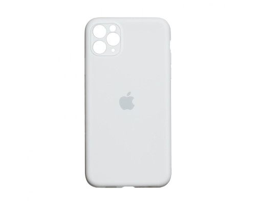 Чохол Silicone Case Full Size with Frame для iPhone 11 Pro Max Колір 09.White 2020000243120