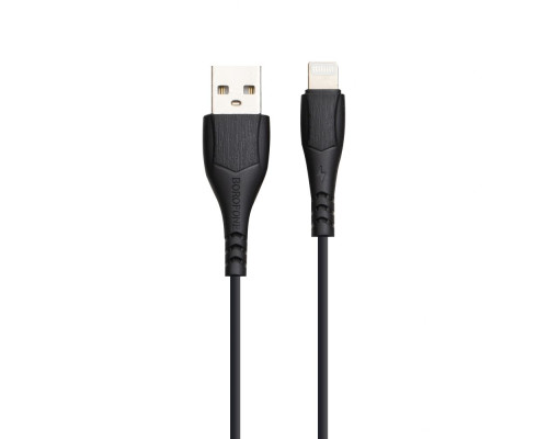 Кабель USB Borofone BX37 Wieldy Lightning Колір Чорний