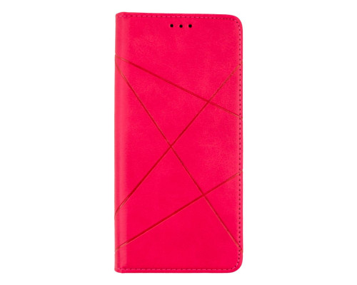 Чохол-книжка Business Leather для Samsung Galaxy A42 Колір Crimson