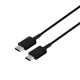 Мережевий Зарядний Пристрій Samsung EP-TA 800 PD 25W Type-C to Type-C Cable Колір Чорний