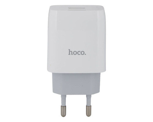 Мережевий Зарядний Пристрій Hoco C73A 2USB Type-C 2.4A Колір Білий