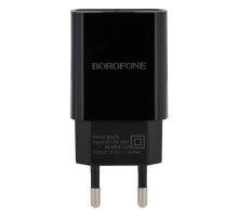 Мережевий Зарядний Пристрій Borofone BA20A Lightning 1USB 2.1A Колір Чорний 6931474702128